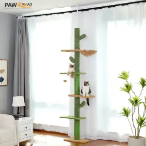 Cactus Floor-to-Ceiling Cat Tower